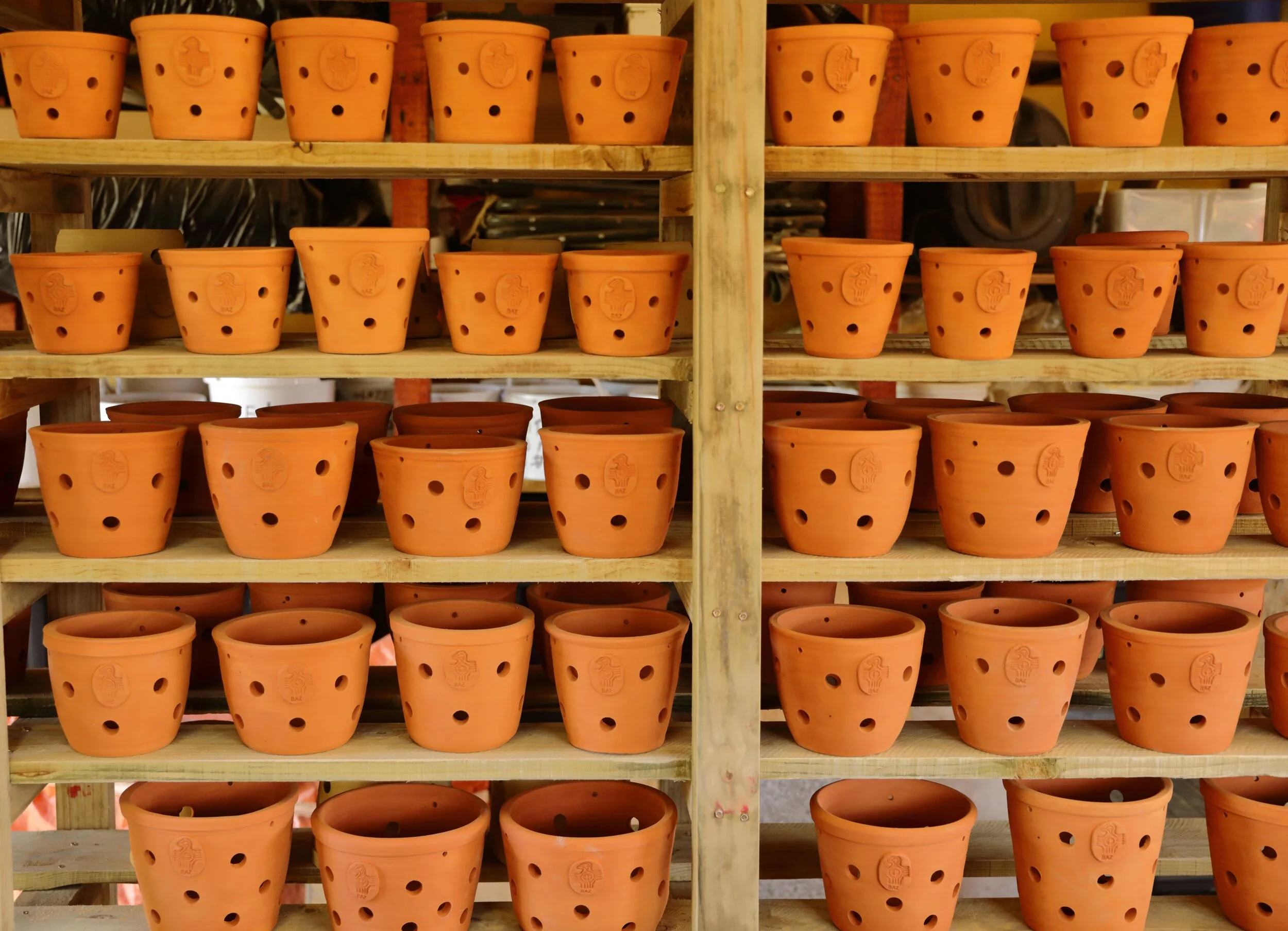 Terracotta Orchid Pots Barry Lovegrove